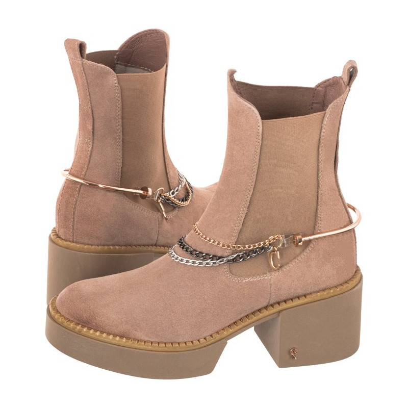 Carinii Beżowe B7720-O17-000-000-F02 (CI638-b) shoes