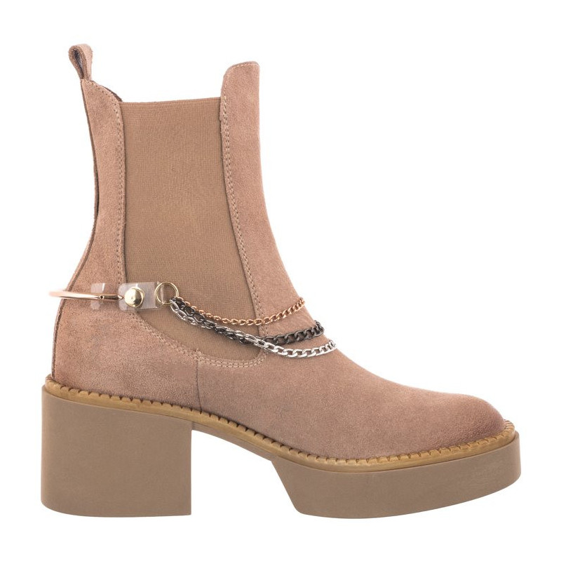 Carinii Beżowe B7720-O17-000-000-F02 (CI638-b) shoes