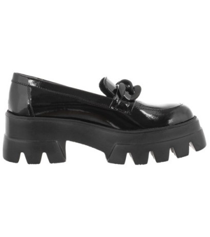 Carinii Czarne Lakierowane B7624-070-000-000-000 (CI644-a) shoes