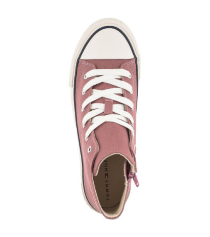 Tommy Hilfiger High Top Lace-Up Sneaker Antique Rose T3A4-32119-0890 303 (TH413-b) shoes