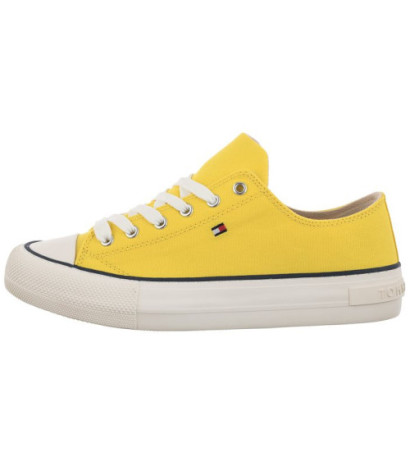 Tommy Hilfiger Low Cut Lace-Up Sneaker Yellow T3A4-32118-0890 200 (TH414-a) shoes