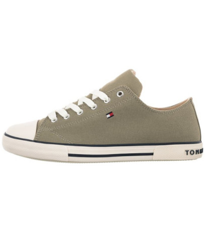 Tommy Hilfiger Low Cut Lace-Up Sneaker Military Green T3X4-32207-0890 414 (TH415-e) shoes