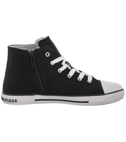 Tommy Hilfiger High Top Lace-Up Sneaker Black T3X4-32209-0890 999 (TH422-b) shoes