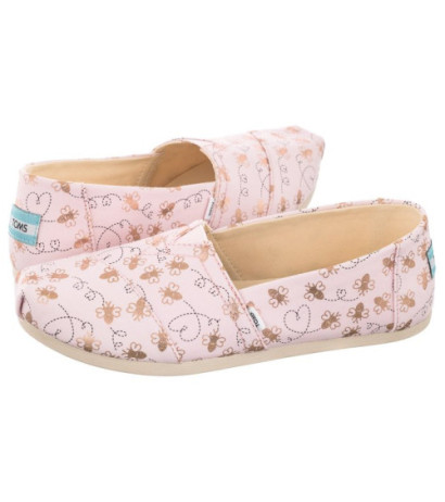 Toms Alpargata Barely Pink Foil Bee Mine Print 10017801 (TS20-a) sneakers