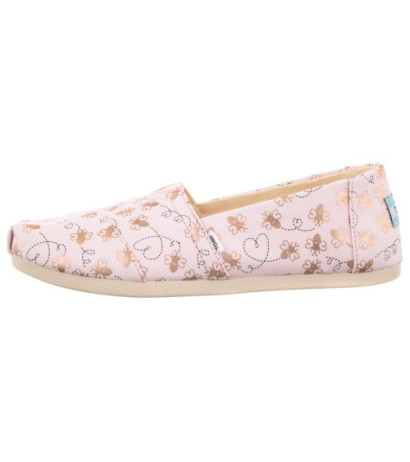 Toms Alpargata Barely Pink Foil Bee Mine Print 10017801 (TS20-a) sneakers