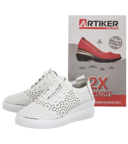 Artiker Białe 48C1532 (AR14-a) shoes