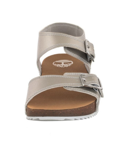 Timberland Castle Island Backstrap Silver Metallic 0A4341 040 (TI97-a) sandals