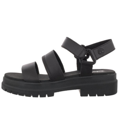 Timberland London Vibe Ankle Strap Sandal Black Full Grain 0A29MV 001 (TI102-a) sandals