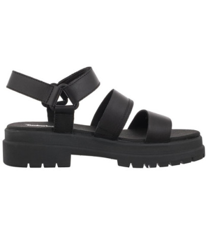 Timberland London Vibe Ankle Strap Sandal Black Full Grain 0A29MV 001 (TI102-a) sandals