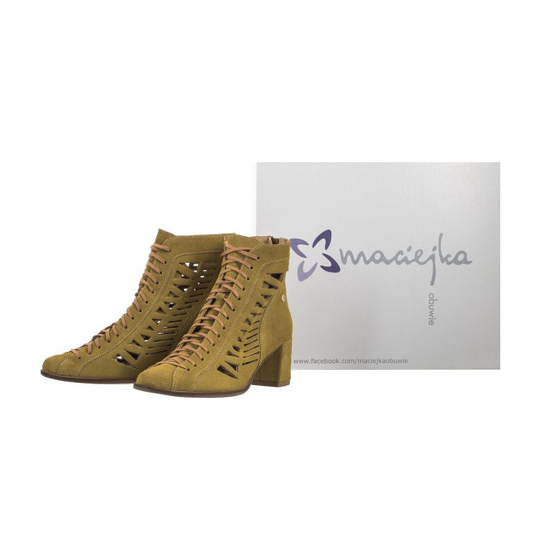 Maciejka Oliwkowe 05508-24/00-5 (MA879-e) shoes