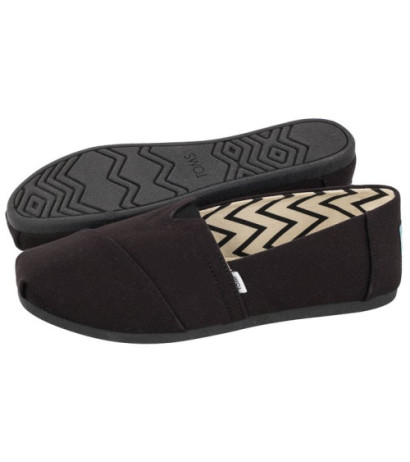 Toms Alpargata Black/Black Recycled Cotton Canvas 10017716 (TS21-a) sneakers