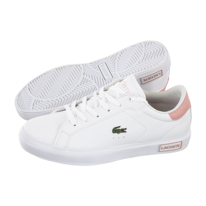Lacoste Powercourt 0721 1 SUJ WHT/LT PNK 7-41SUJ00141Y9 (LC389-a) sports Shoes