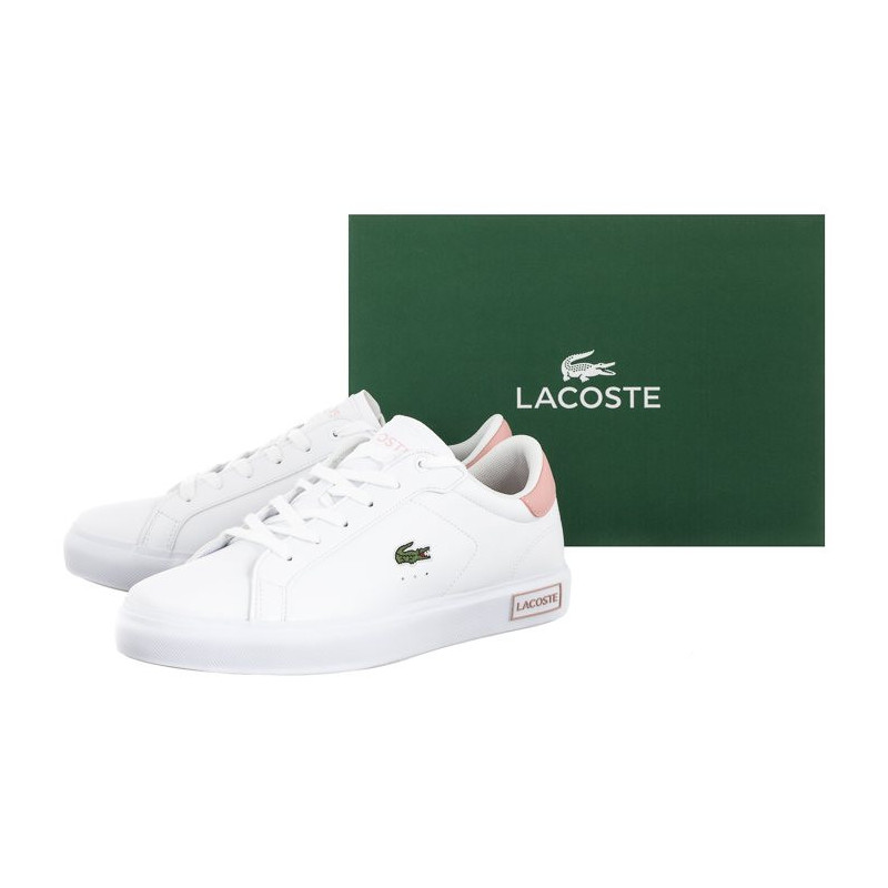 Lacoste Powercourt 0721 1 SUJ WHT/LT PNK 7-41SUJ00141Y9 (LC389-a) sports Shoes