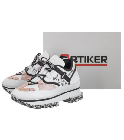 Artiker Biały-Srebrny 50C0554 (AR29-a) sports Shoes