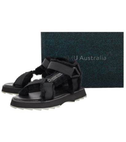 EMU Australia Raven Black W12699 (EM416-a) sandals