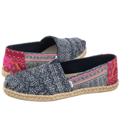 Toms Alpargata Rope Indigo Floral Hmong Print 10016263 (TS28-a) sneakers