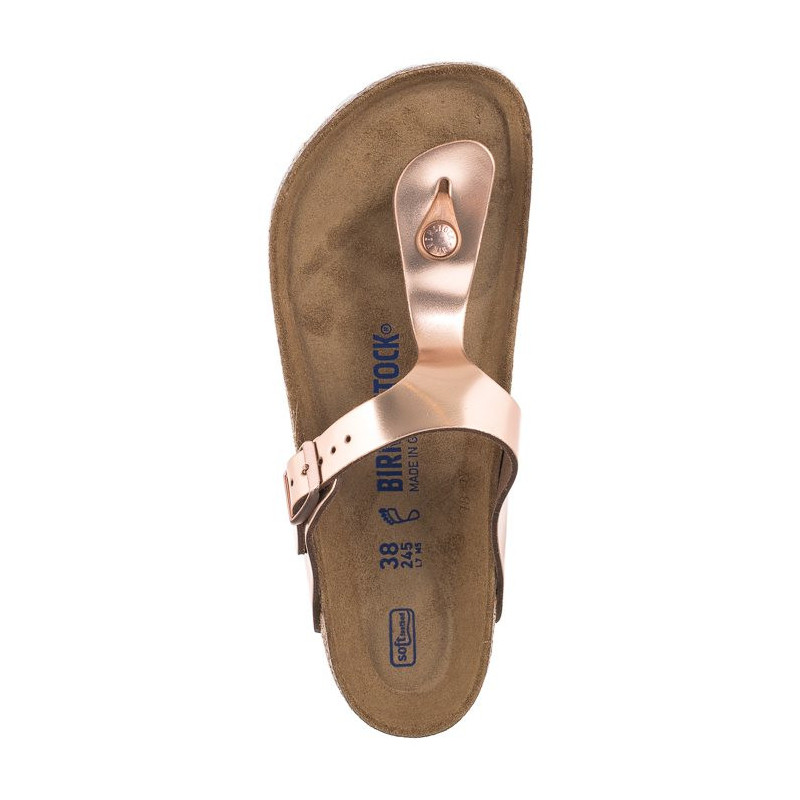 Birkenstock Gizeh BS Soft Footbed Metallic Copper 1005048 (BK189-a) flip flops
