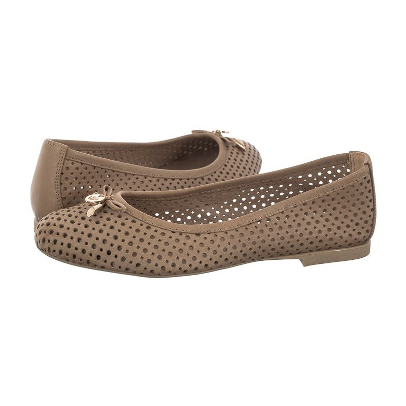 Wojas Beżowe 44006-54 (WO83-c) ballerinas