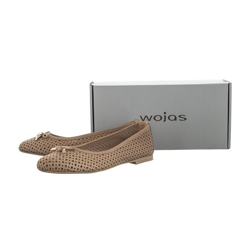 Wojas Beżowe 44006-54 (WO83-c) ballerinas