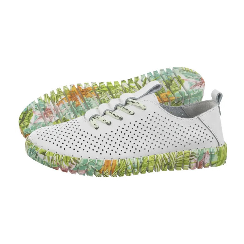 Artiker Białe/Zielone 52C1381 (AR25-c) shoes