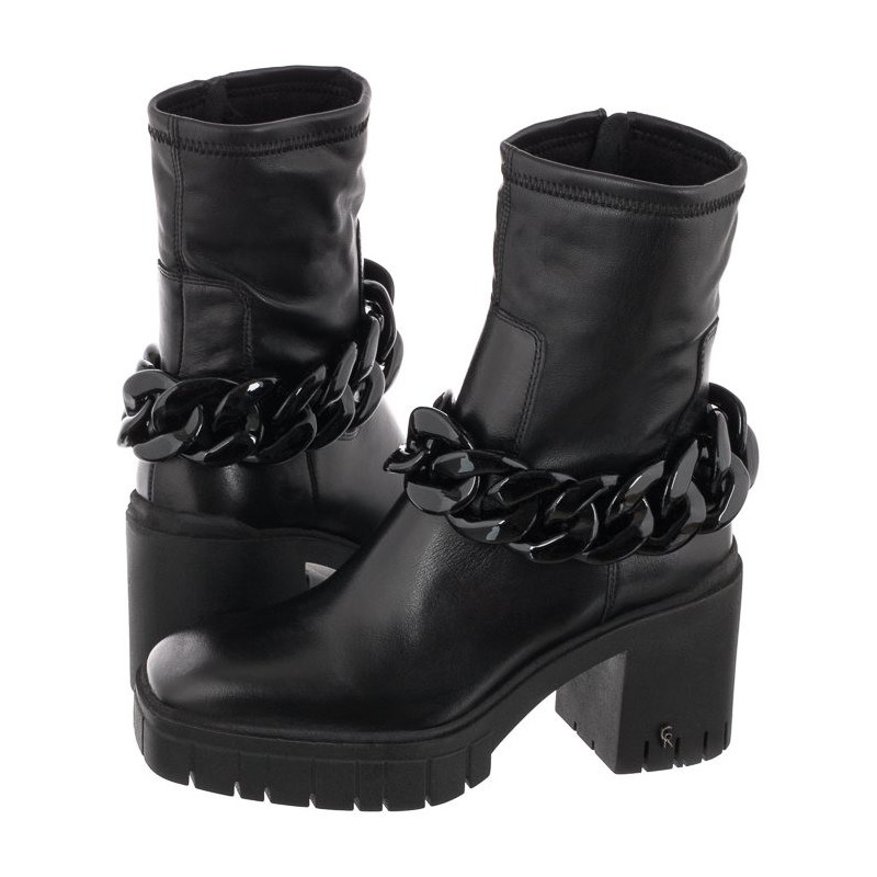 Carinii Czarne B7698-E50-000-000-E88 (CI676-b) shoes