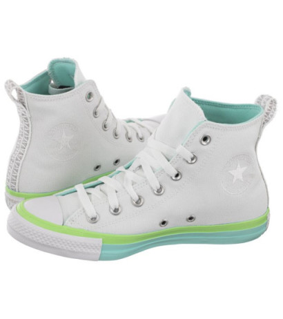 Converse CT All Star Hi White/Light Dew/Lime Rave A00543C (CO568-a) shoes