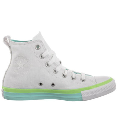 Converse CT All Star Hi White/Light Dew/Lime Rave A00543C (CO568-a) shoes