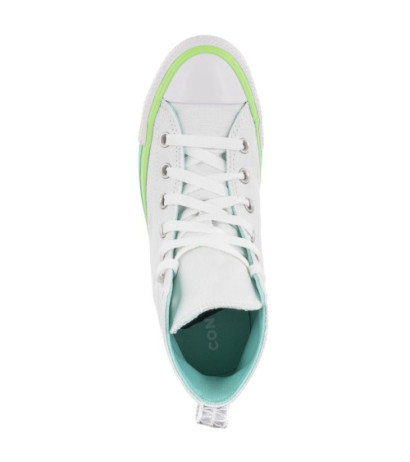 Converse CT All Star Hi White/Light Dew/Lime Rave A00543C (CO568-a) shoes