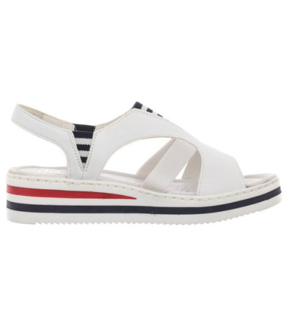 Rieker Białe V02Y5-80 White (RI1-a) shoes