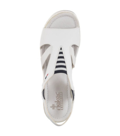 Rieker Białe V02Y5-80 White (RI1-a) shoes