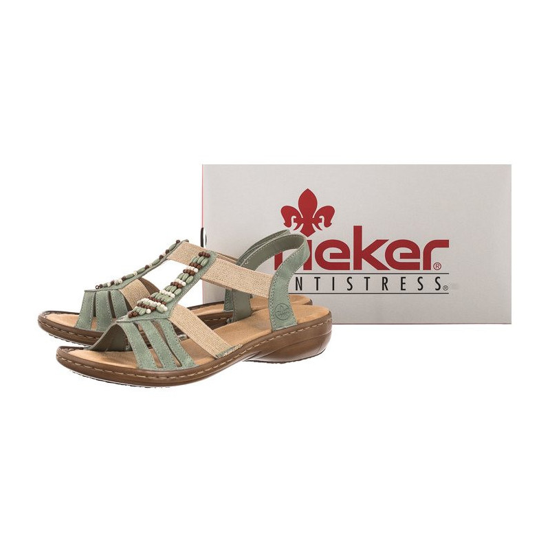 Rieker Zielone 60851-52 Green (RI33-a) shoes
