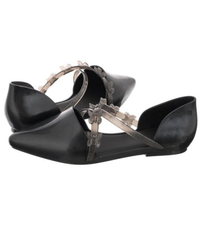 Melissa Pointy Stripe Fly AD 33638/AB955 Black (ML259-a) sandals