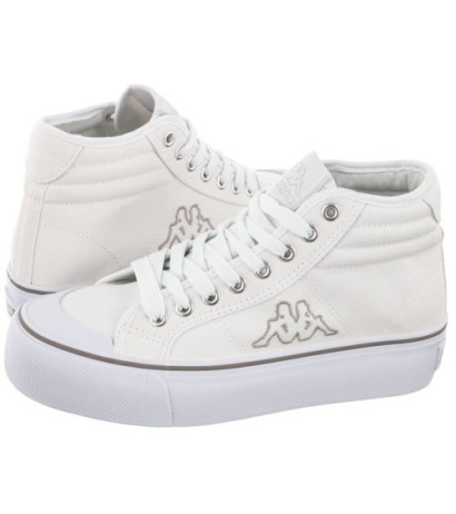 Kappa Boron Mid Pf 243161/1015 White/Silver (KA209-a) shoes