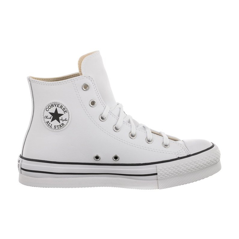 Converse CTAS Eva Lift Hi White/Natural Ivory/Black A02486C (CO573-a) shoes