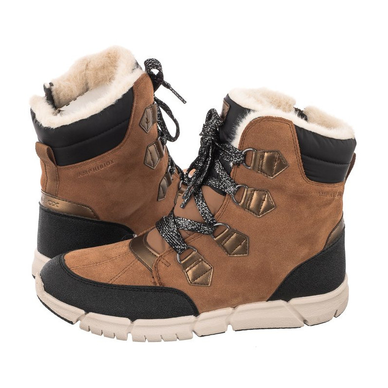 Geox J Flexyper G. Whisky/Black J16APA 022FU C6175 (GE38-a) shoes