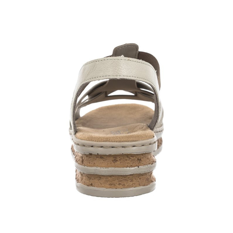 Rieker Beżowe 62918-22 Beige Combination (RI30-b) shoes