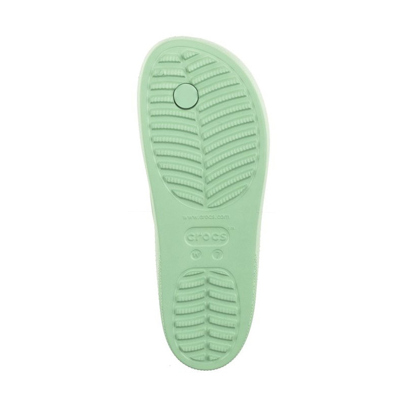 Crocs Classic Platform Flip W Jade Stone 207714-3UG (CR238-d) flip flops