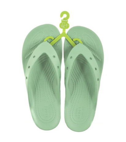 Crocs Classic Platform Flip W Jade Stone 207714-3UG (CR238-d) flip flops