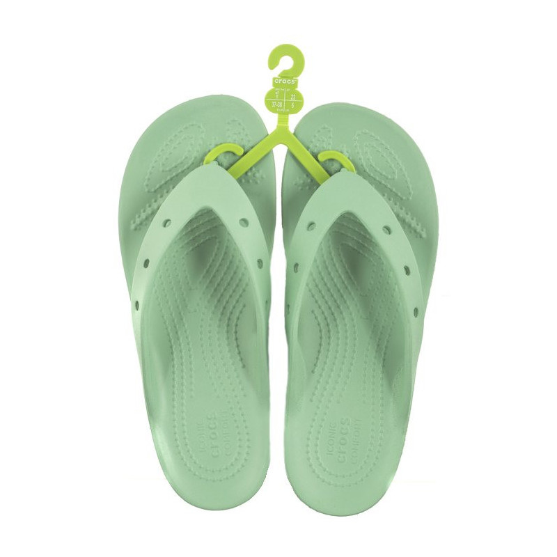 Crocs Classic Platform Flip W Jade Stone 207714-3UG (CR238-d) flip flops