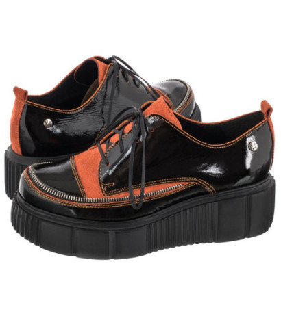 Maciejka Czarne Lakierowane 05740-18/00-1 (MA951-a) shoes