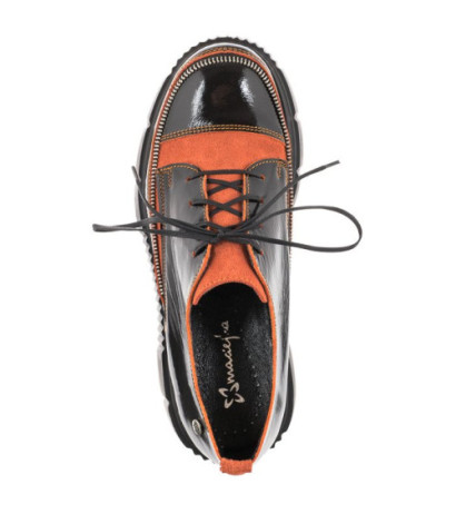 Maciejka Czarne Lakierowane 05740-18/00-1 (MA951-a) shoes