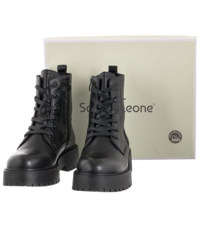 Sergio Leone Czarne TR 759 (SL452-a) shoes