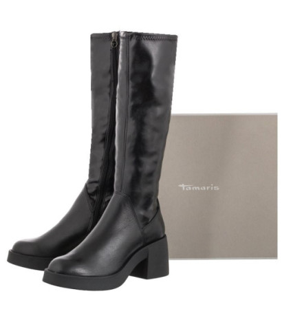 Tamaris Czarne 1-25616-29 001 Black (TM411-a) shoes