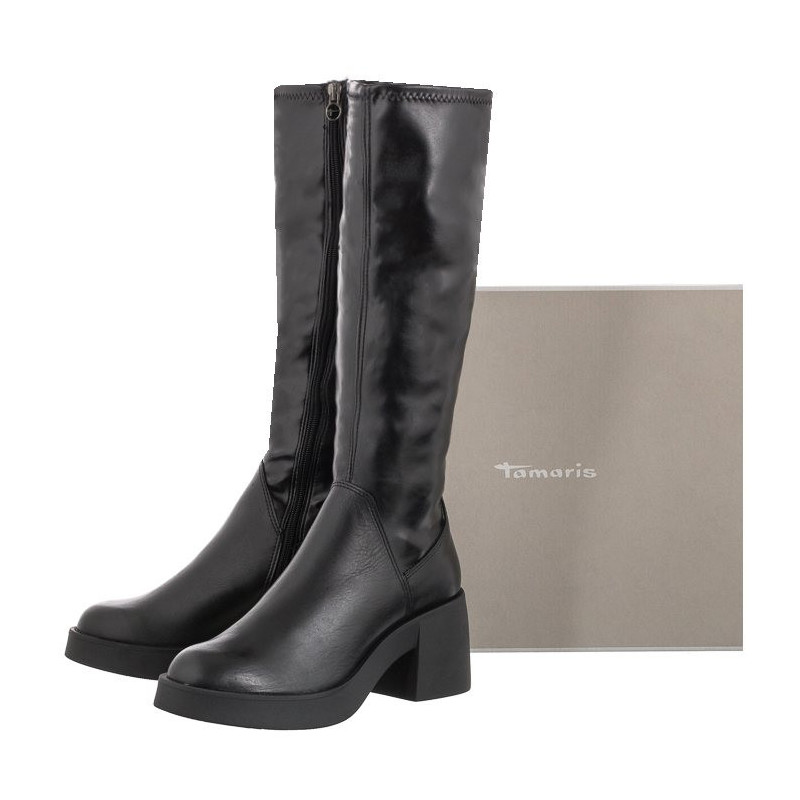 Tamaris Czarne 1-25616-29 001 Black (TM411-a) shoes