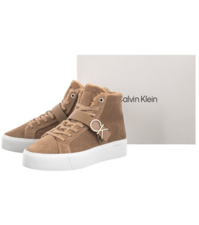 Calvin Klein Flatform Cup High Top CK Hw-S Wl HW0HW01334 GEZ Safari Canvas (CK170-a) shoes