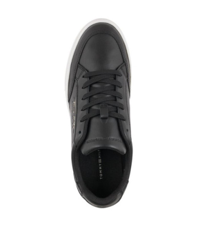 Tommy Hilfiger TH Signature Leather Sneaker FW0FW06665 BDS Black (TH539-a) sports Shoes