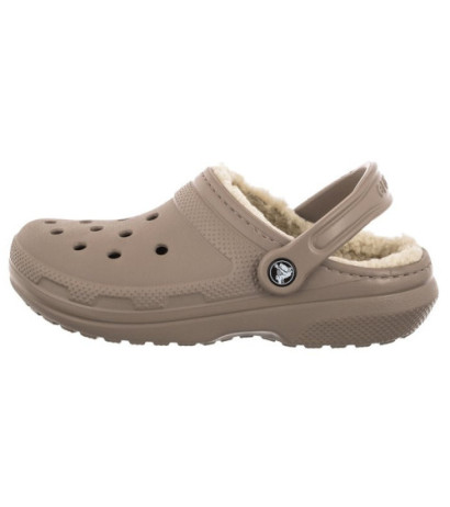 Crocs Classic Lined Clog Mushroom/Bone 203591-2YB (CR266-a) Women's Shoes/Flip Flops