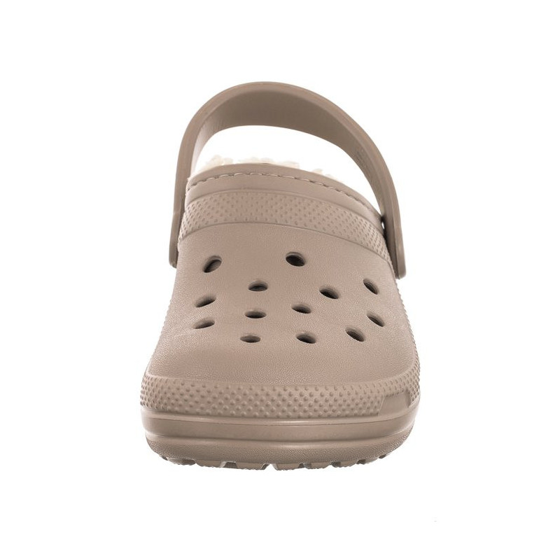Crocs Classic Lined Clog Mushroom/Bone 203591-2YB (CR266-a) Women's Shoes/Flip Flops