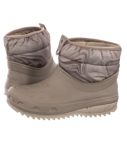 Crocs Classic Neo Puff Shorty Boot W Mushroom 207311-195 (CR267-b) shoes