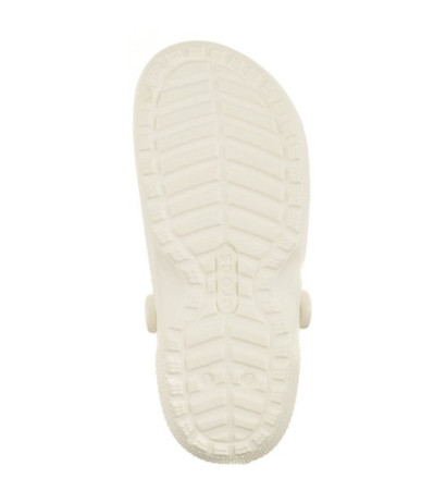 Crocs Classic Lined Clog White/Grey 203591-10M (CR266-c) Women's Shoes/Flip Flops